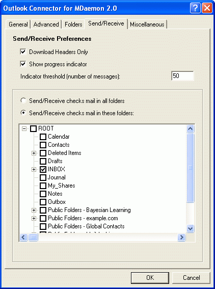 Mdaemon outlook connector настройка